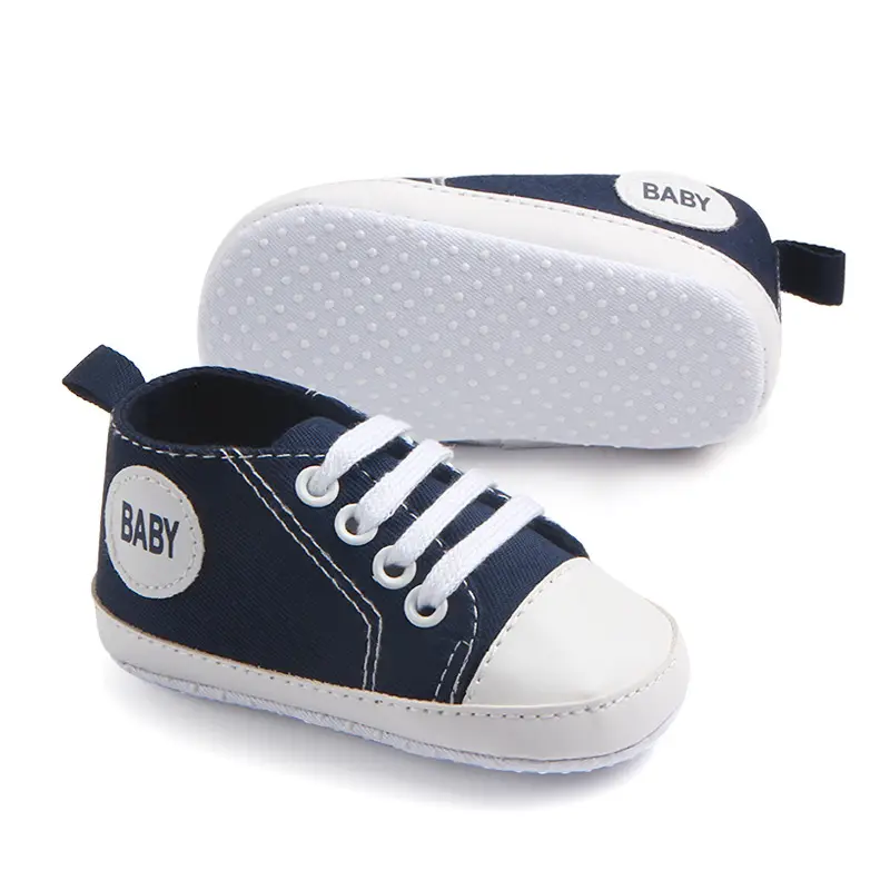 Baby Toddler Shoes Navy Blue Soft Soled Canvas — feature 16