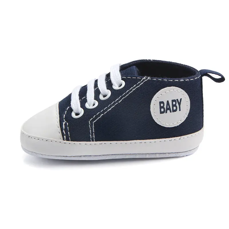 Baby Toddler Shoes Navy Blue Soft Soled Canvas — feature 18