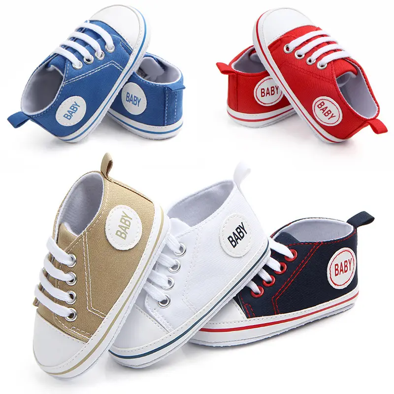 Baby Toddler Shoes Navy Blue Soft Soled Canvas — feature 3