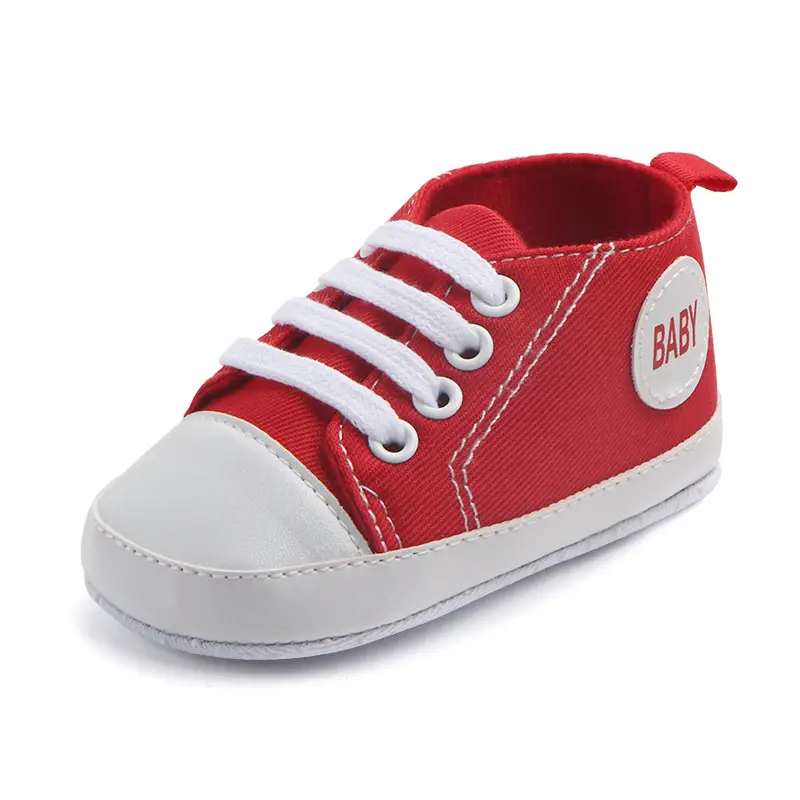 Baby Toddler Shoes Navy Blue Soft Soled Canvas