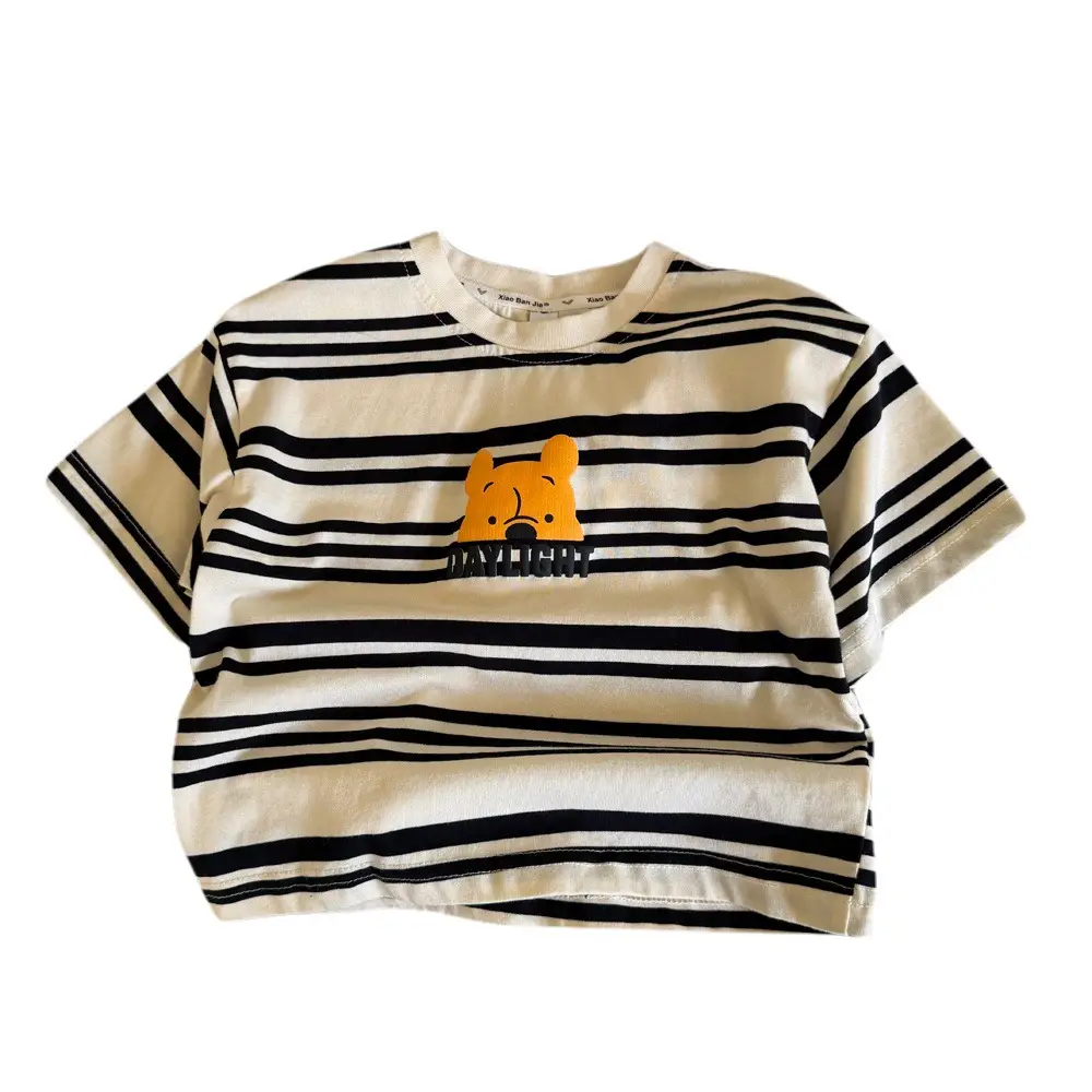 Kids Striped T-Shirt Boys Summer Wear 2025 - Image 6