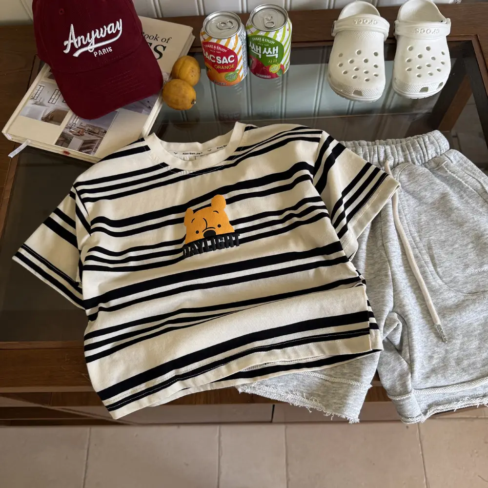 Kids Striped T-Shirt Boys Summer Wear 2025 — feature 2