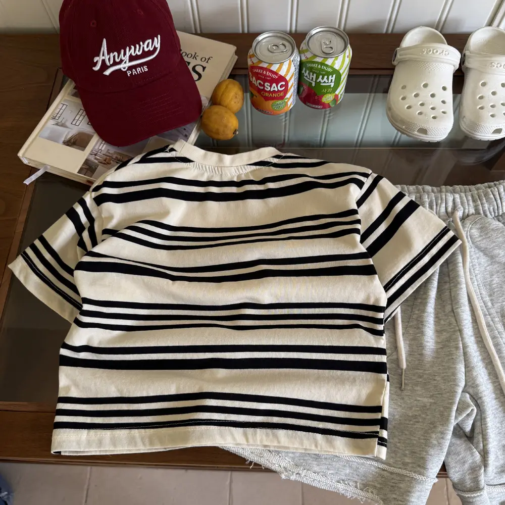 Kids Striped T-Shirt Boys Summer Wear 2025 — feature 8
