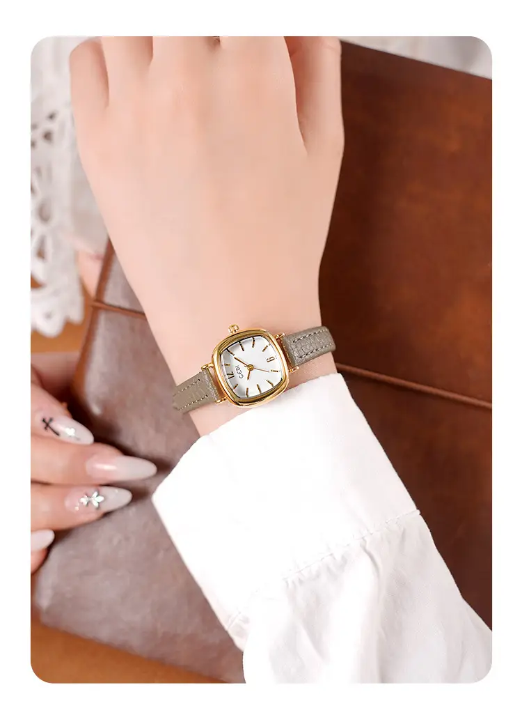 Goldie Women's Red Leather Belt Quartz Watch Small — feature 13