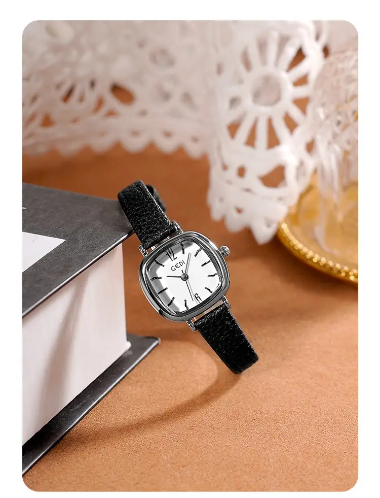Goldie Women's Red Leather Belt Quartz Watch Small — feature 14