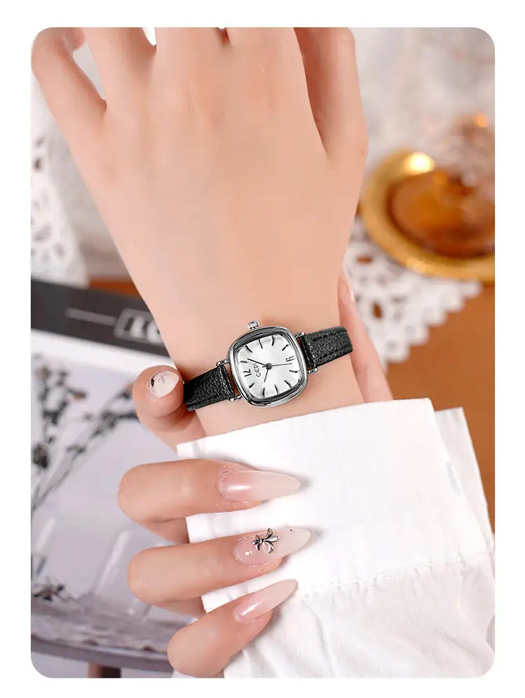 Goldie Women's Red Leather Belt Quartz Watch Small — feature 16