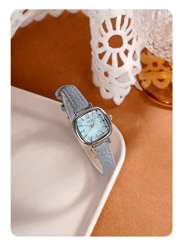 Goldie Women's Red Leather Belt Quartz Watch Small — feature 17