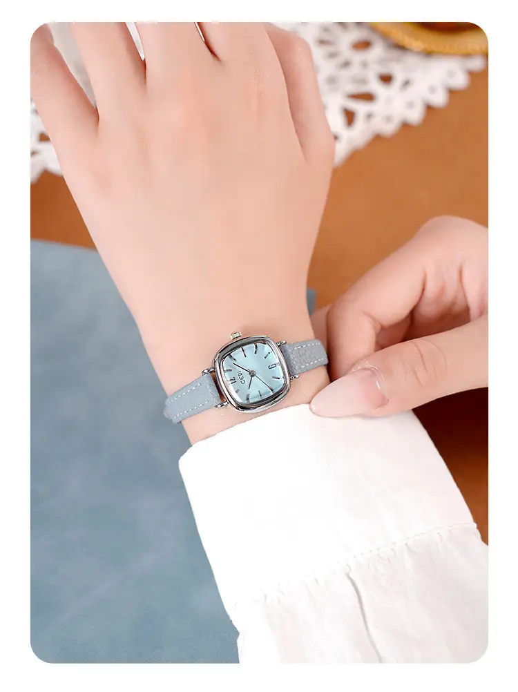Goldie Women's Red Leather Belt Quartz Watch Small — feature 18