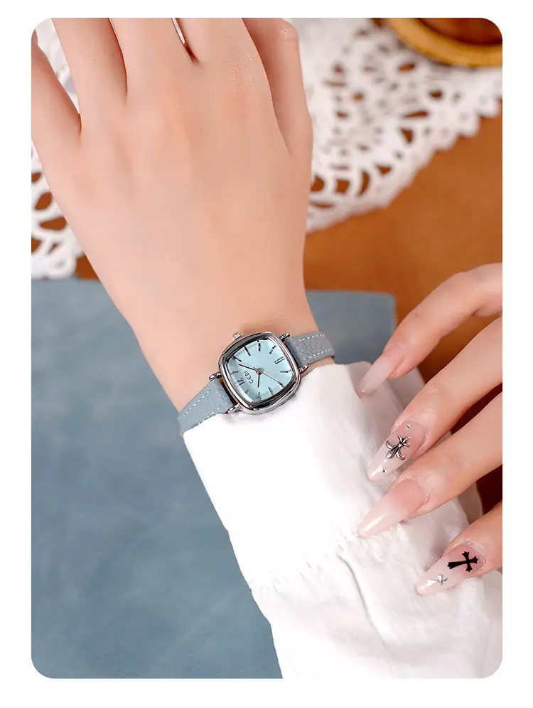 Goldie Women's Red Leather Belt Quartz Watch Small — feature 19