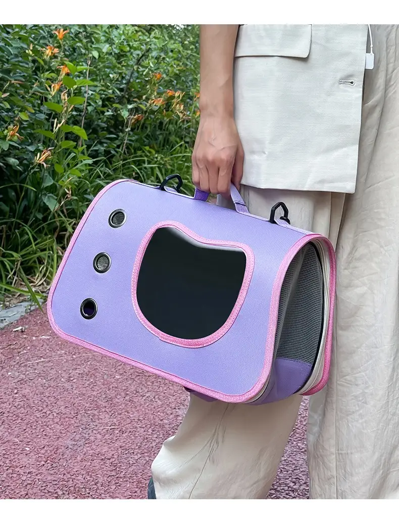 Folding Pet Bag for Cat & Dog Portable Breathable Space Capsule — feature 32