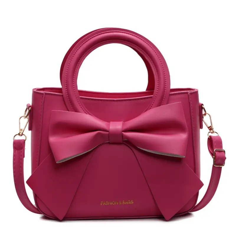 Women's Elegant Bowknot Shoulder Bag Beige - Image 11