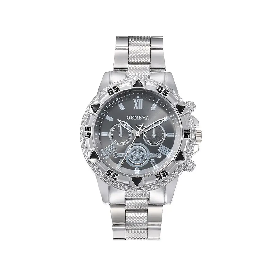 2025 Silver Quartz Chronograph Watch for Men - Image 8