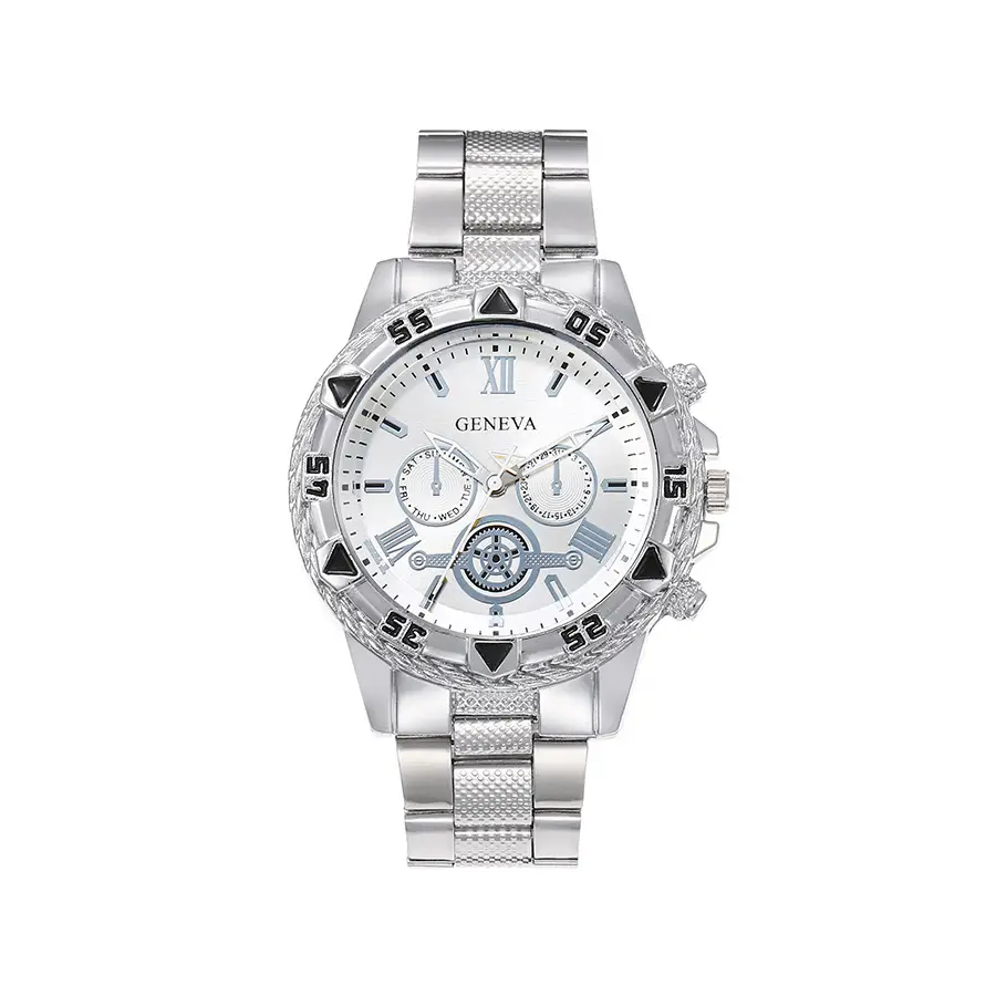2025 Silver Quartz Chronograph Watch for Men — feature 4