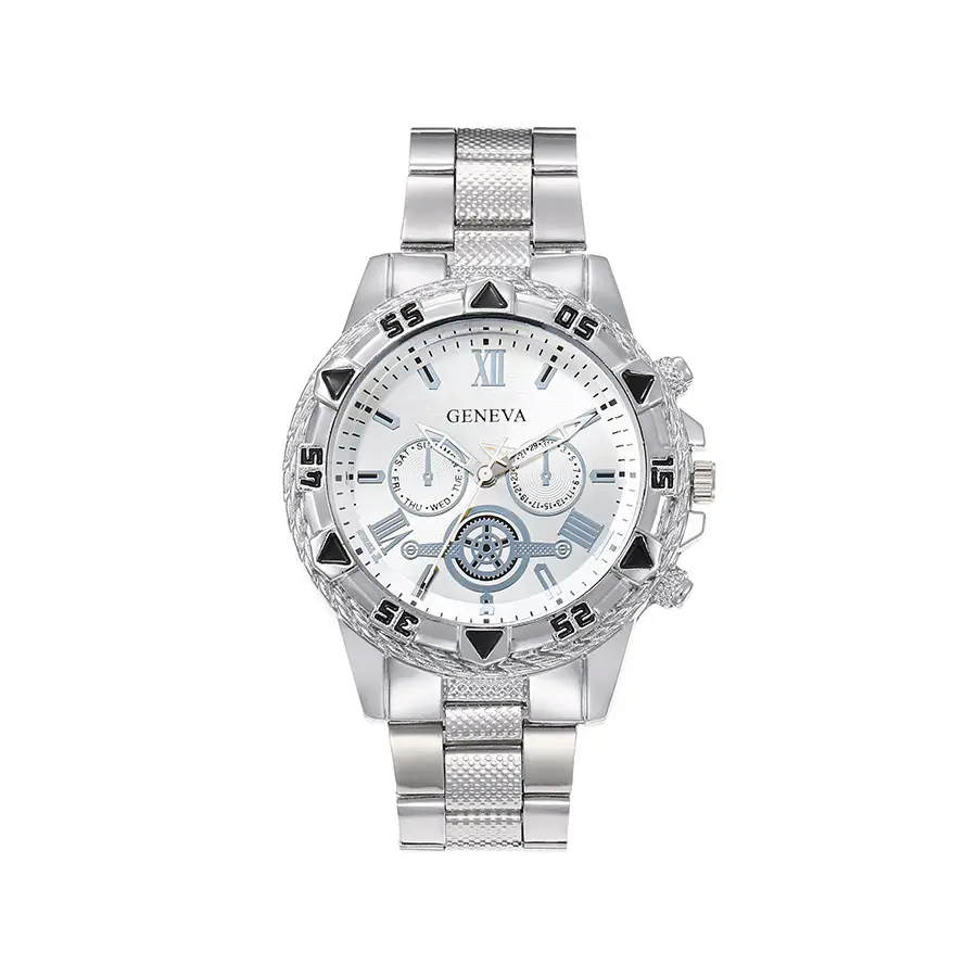 2025 Silver Quartz Chronograph Watch for Men - Image 4