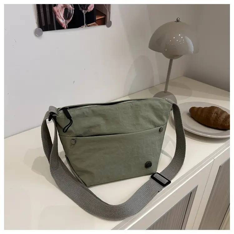 Black Nylon Crossbody Bag Lightweight Large Capacity 2025 β feature 22