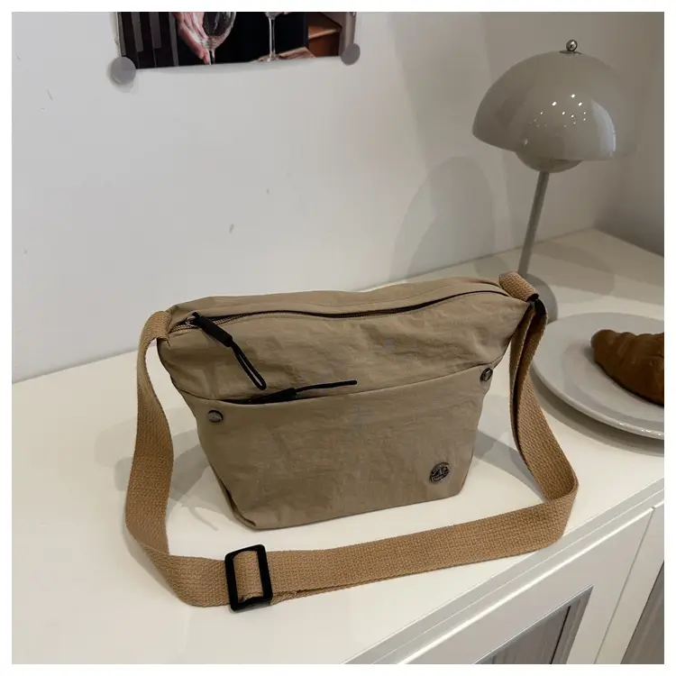 Black Nylon Crossbody Bag Lightweight Large Capacity 2025 β feature 24