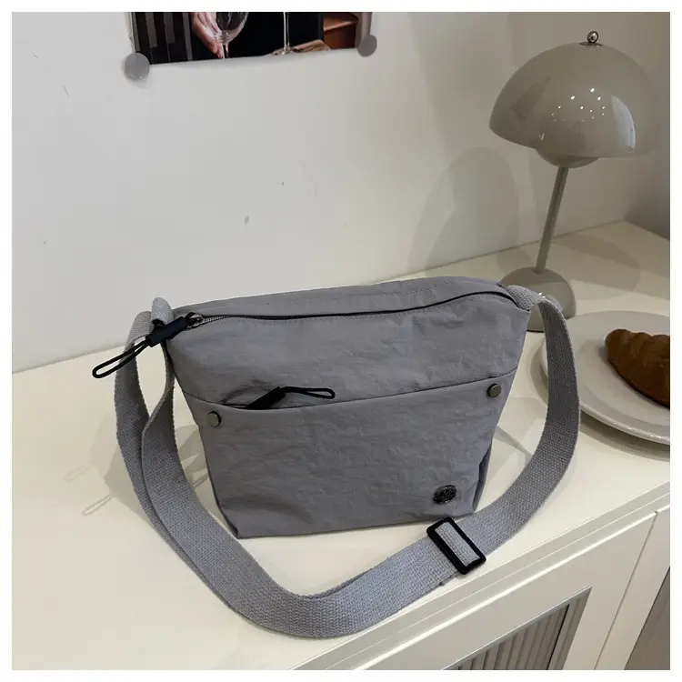 Black Nylon Crossbody Bag Lightweight Large Capacity 2025 β feature 25