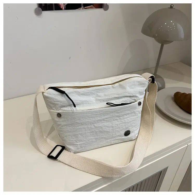 Black Nylon Crossbody Bag Lightweight Large Capacity 2025 β feature 26