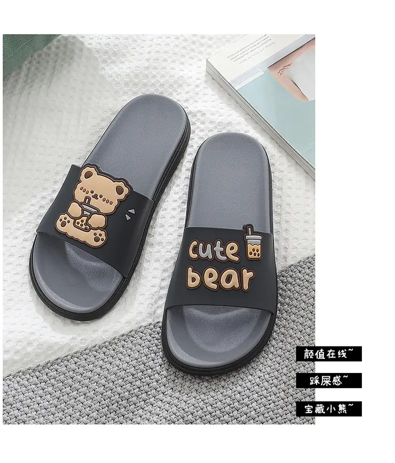 Summer Slippers for Women 2025 New Cute Home Indoor Bathroom Bath Non-Slip Couple Home Slippers for Men — feature 10