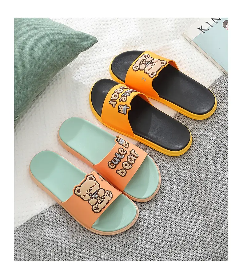 Summer Slippers for Women 2025 New Cute Home Indoor Bathroom Bath Non-Slip Couple Home Slippers for Men — feature 12