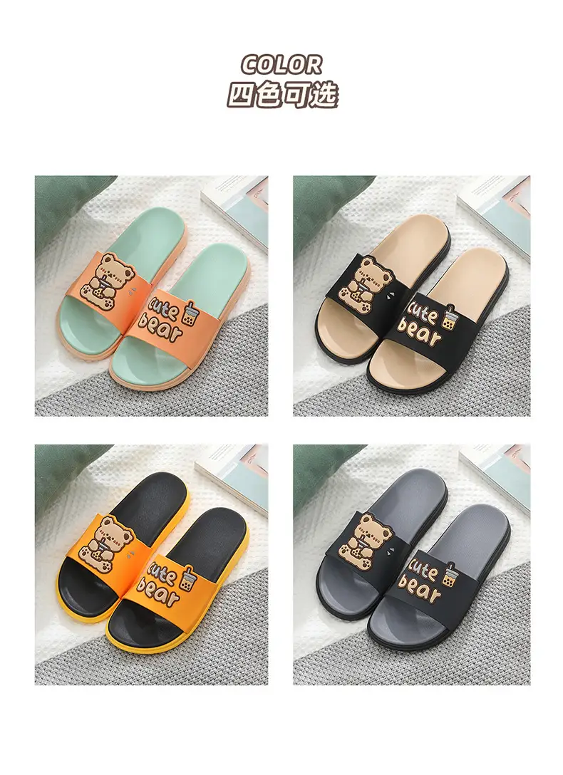 Summer Slippers for Women 2025 New Cute Home Indoor Bathroom Bath Non-Slip Couple Home Slippers for Men — feature 4
