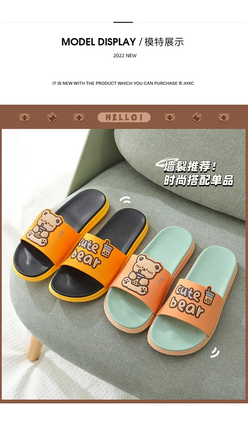 Summer Slippers for Women 2025 New Cute Home Indoor Bathroom Bath Non-Slip Couple Home Slippers for Men — feature 8