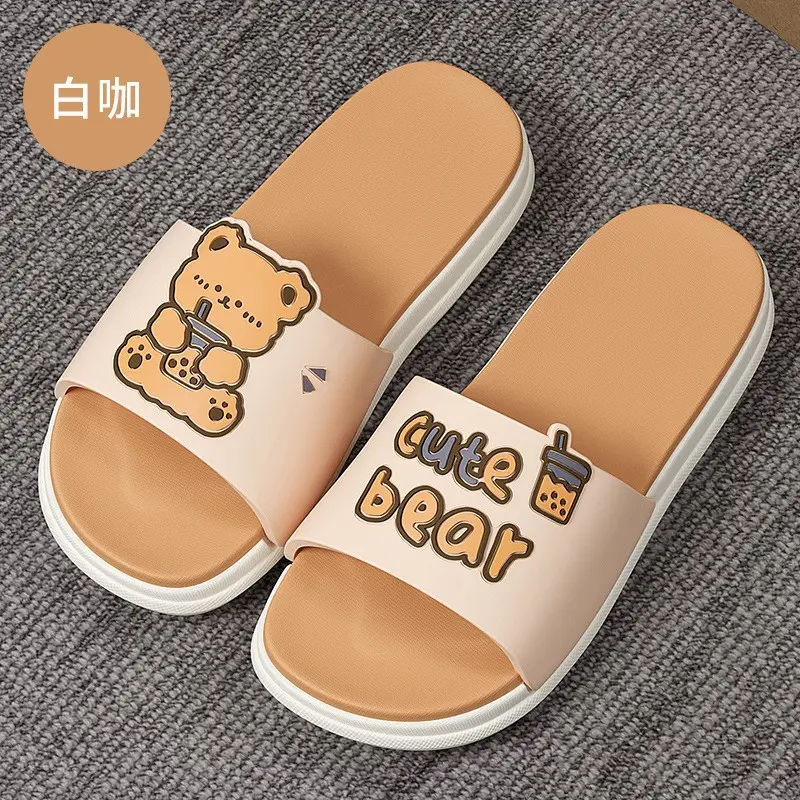 Summer Slippers for Women 2025 New Cute Home Indoor Bathroom Bath Non-Slip Couple Home Slippers for Men