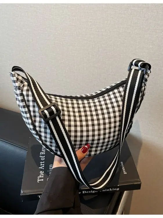 Cross-Border 2025 New Fashion Crossbody Bag Women's Canvas Bag - Image 5