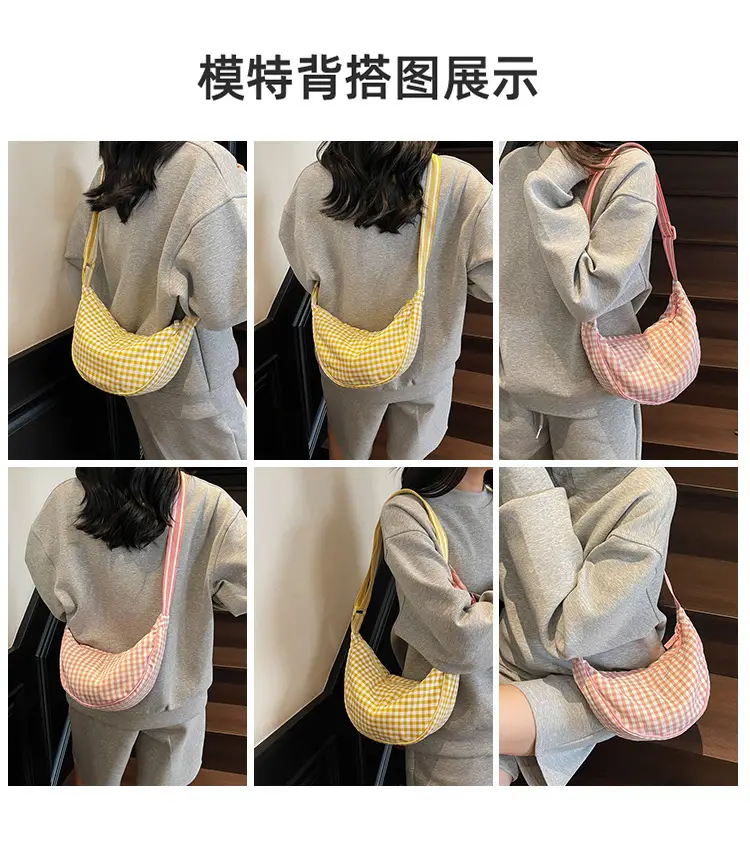 Cross-Border 2025 New Fashion Crossbody Bag Women's Canvas Bag — feature 7