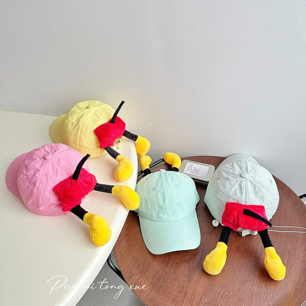 Cartoon Doll Sun Hat for Girls Quick Dry Baseball Cap - Image 13
