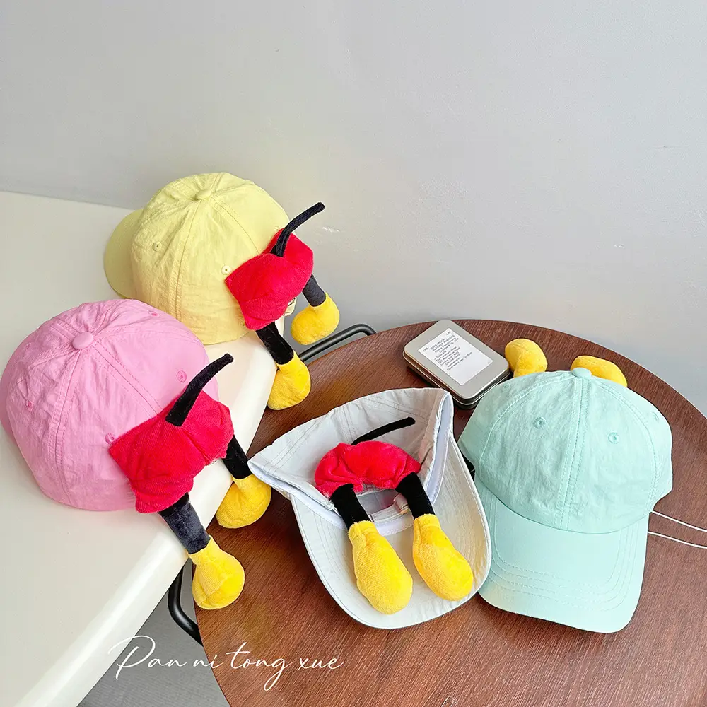 Cartoon Doll Sun Hat for Girls Quick Dry Baseball Cap — feature 26