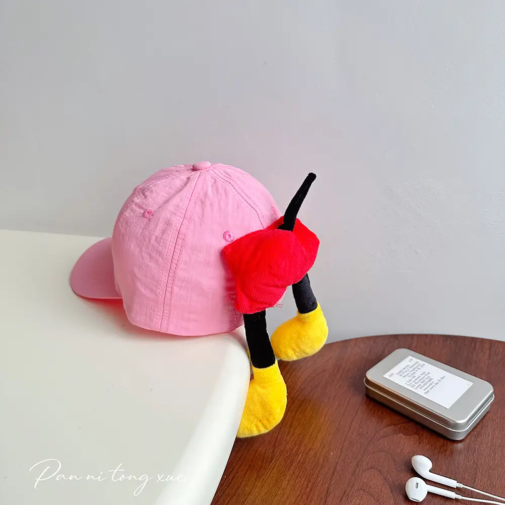Cartoon Doll Sun Hat for Girls Quick Dry Baseball Cap - Image 3