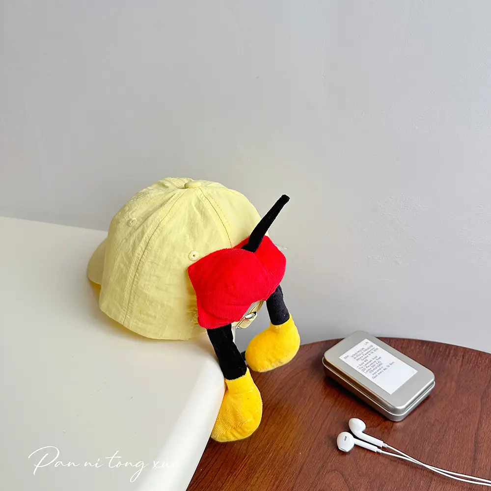 Cartoon Doll Sun Hat for Girls Quick Dry Baseball Cap - Image 4