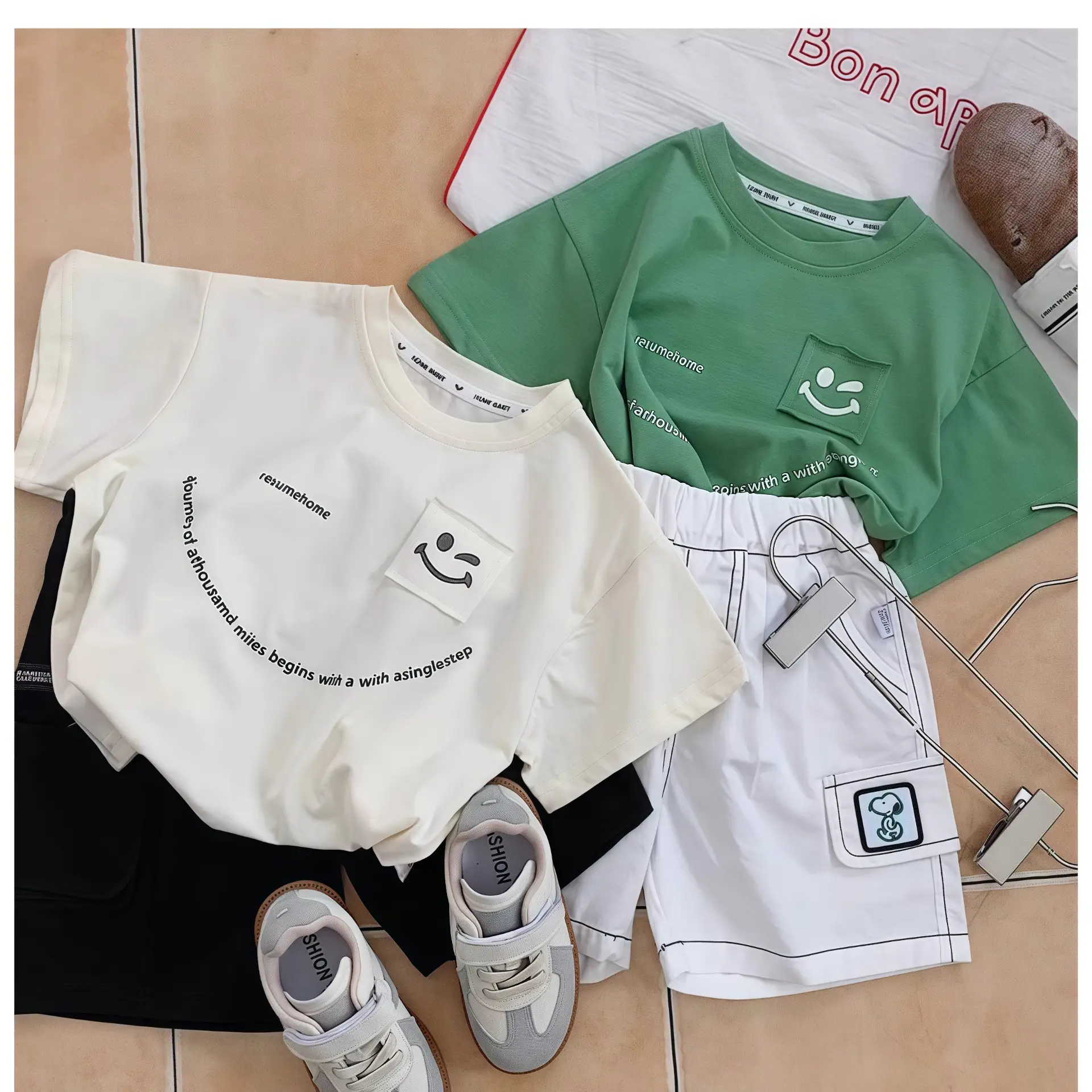 Children's Green T-Shirt Linlinma Small Medium 2025 — feature 13