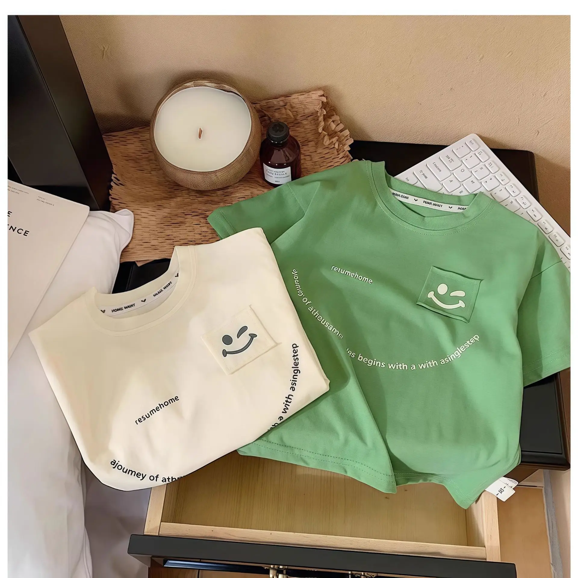 Children's Green T-Shirt Linlinma Small Medium 2025 — feature 18