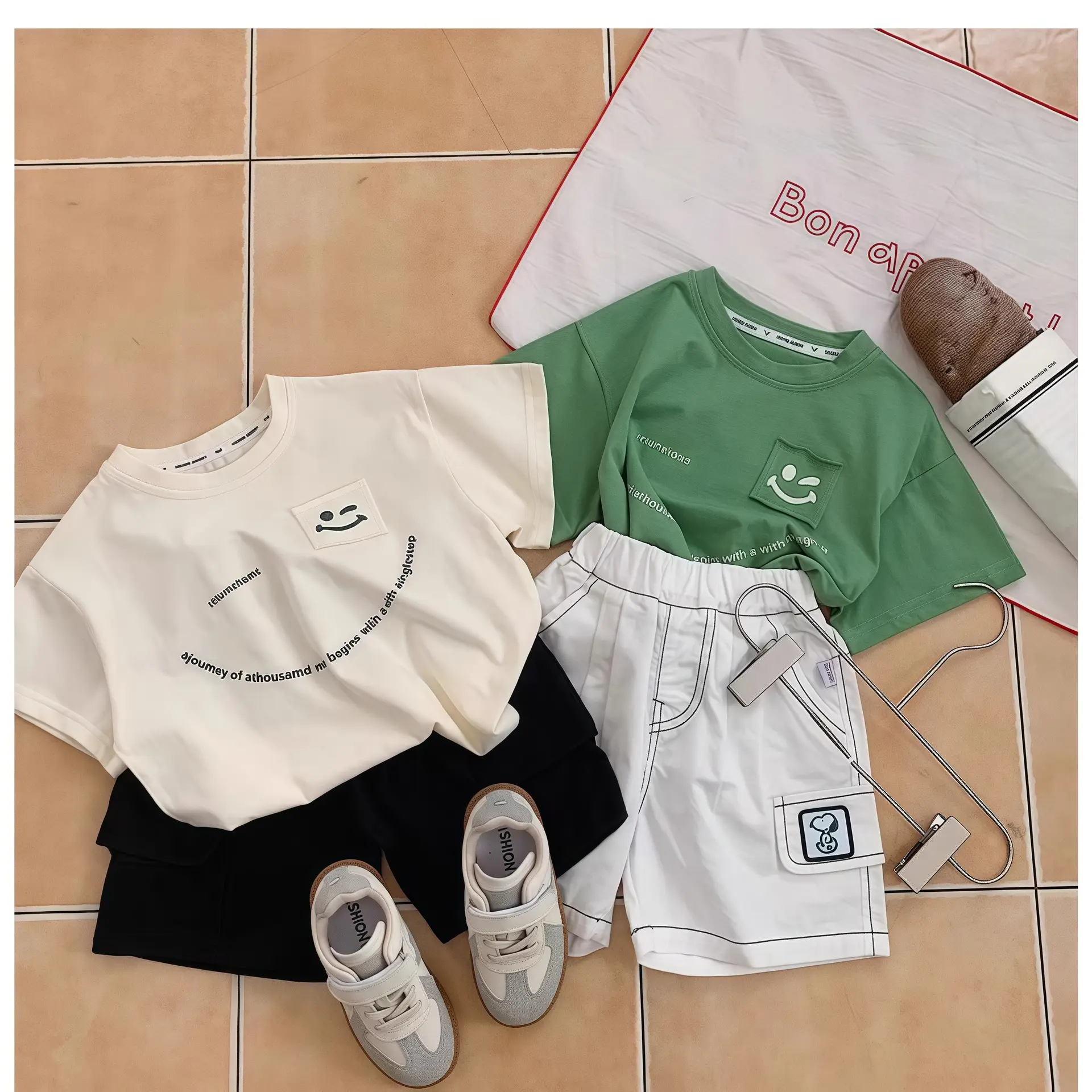 Children's Green T-Shirt Linlinma Small Medium 2025 — feature 20