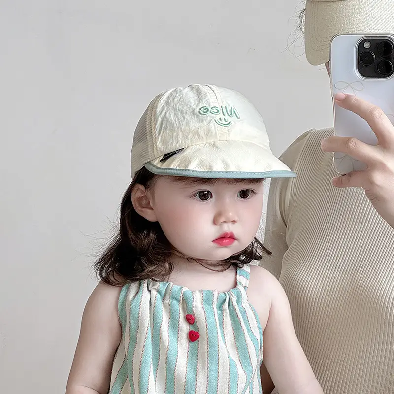 Baby's Mesh Sun Hat with Cap & Strap — feature 2