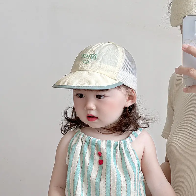 Baby's Mesh Sun Hat with Cap & Strap — feature 5