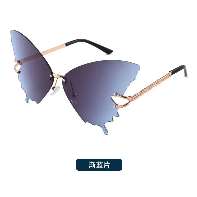 Adult Butterfly Sunglasses with Metal Rim & Anti-UV Protection - Image 5