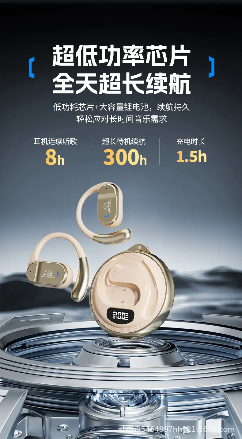 Berlin Bluetooth Headset with 360 Sound & Long Battery — feature 9
