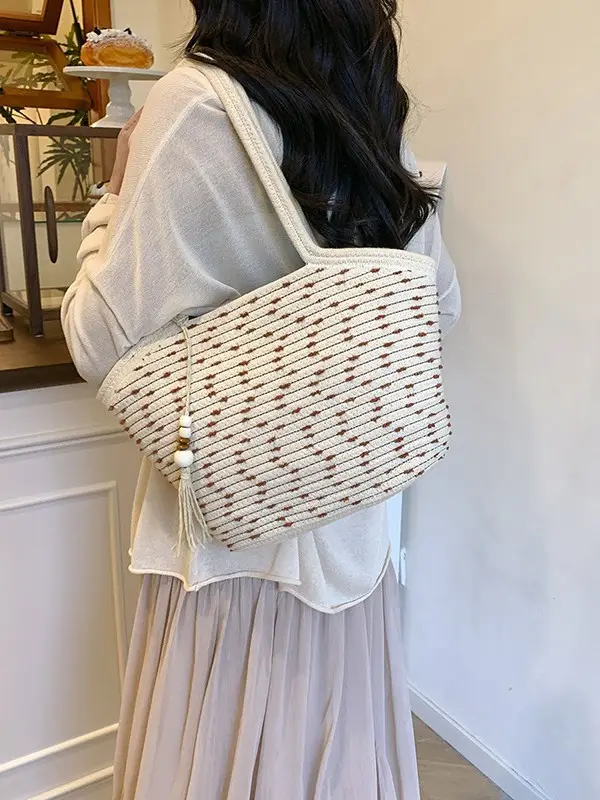 Fairy Ballet Straw Woven Shoulder Bag 2025