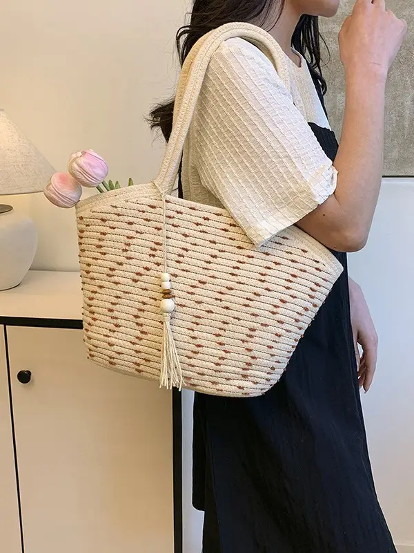 Fairy Ballet Straw Woven Shoulder Bag 2025