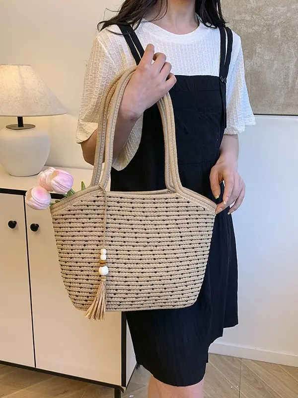 Fairy Ballet Straw Woven Shoulder Bag 2025