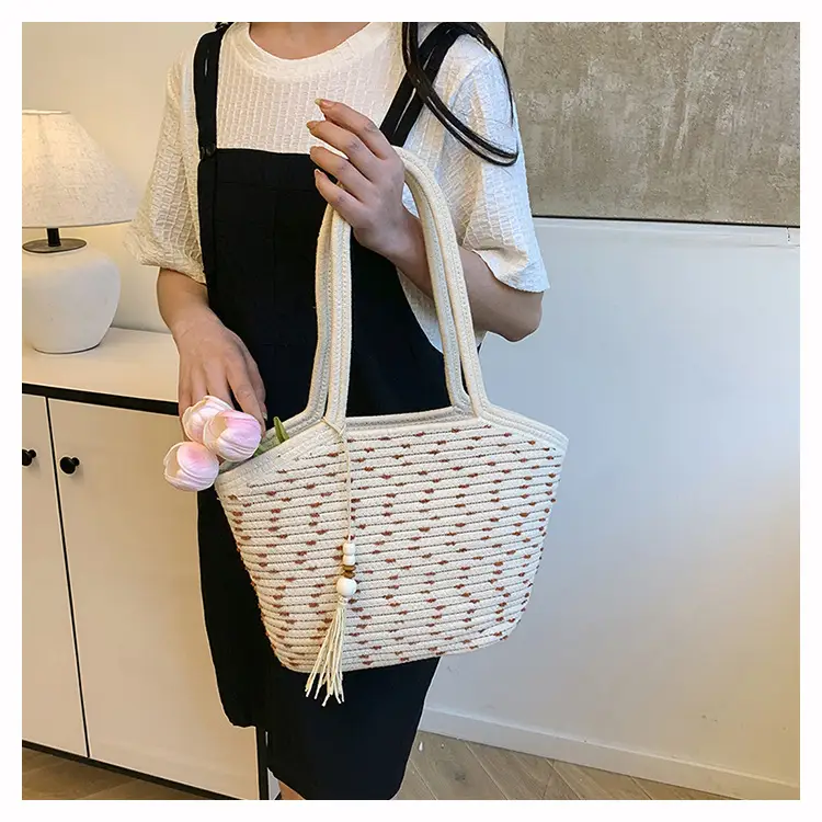 Fairy Ballet Straw Woven Shoulder Bag 2025 — feature 12