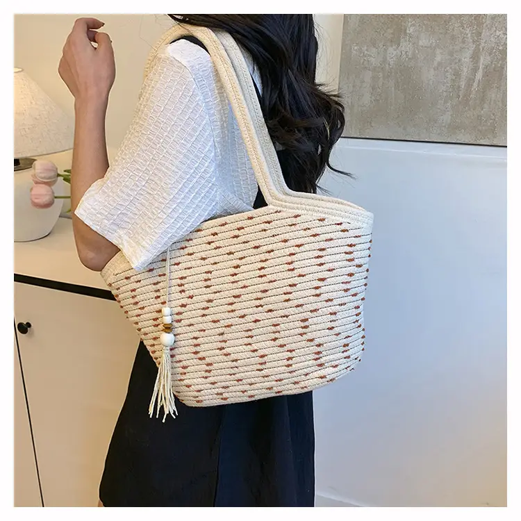 Fairy Ballet Straw Woven Shoulder Bag 2025 — feature 14