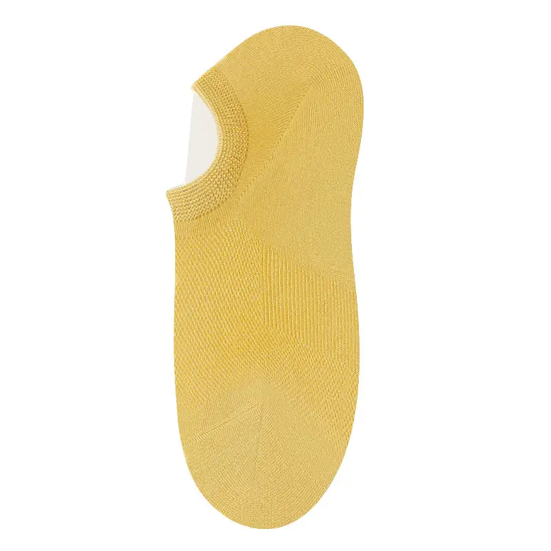 Bamboo Fiber Socks for Women, Invisible Non-Slip Summer Thin Mesh Breathable Anti-Odor Wholesale Custom Socks from Zhuji Sock Company