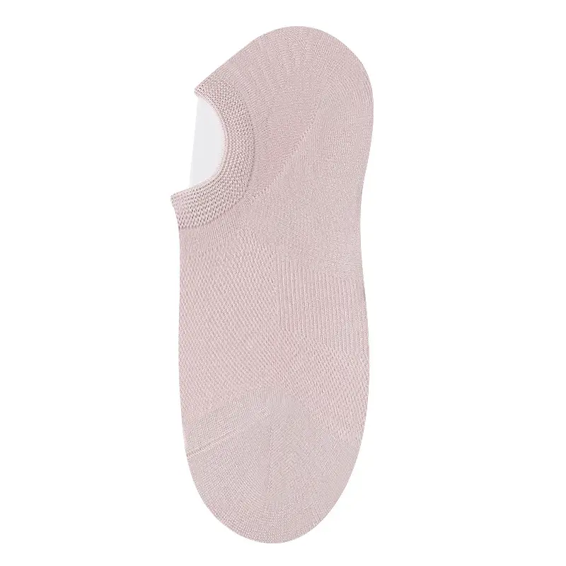 Bamboo Fiber Socks for Women, Invisible Non-Slip Summer Thin Mesh Breathable Anti-Odor Wholesale Custom Socks from Zhuji Sock Company