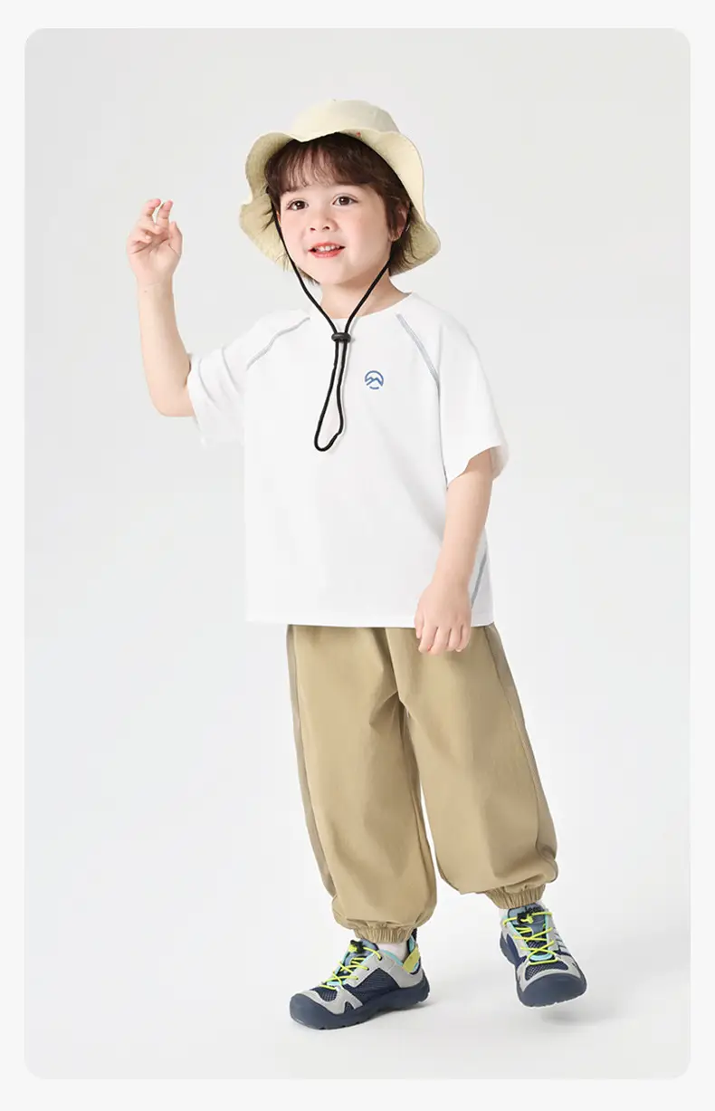 Right European Boys T-Shirt White 2025 Summer — feature 13