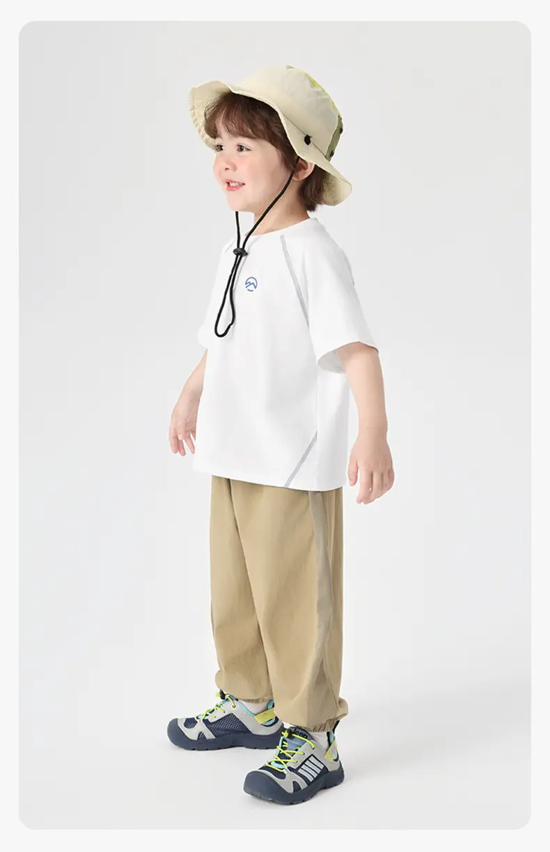 Right European Boys T-Shirt White 2025 Summer — feature 15