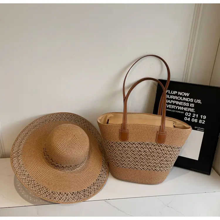 Women Straw Tote Bag Large Capacity Summer Shoulder Bag — feature 21